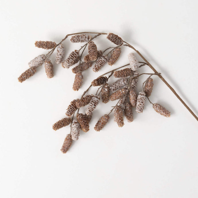 Frosted Pinecone Hanging Spray