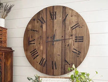 Load image into Gallery viewer, Repurposed Electric Reel Wooden Spool Wall Clock