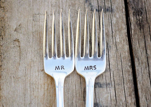 Mr/Mrs Fork Set