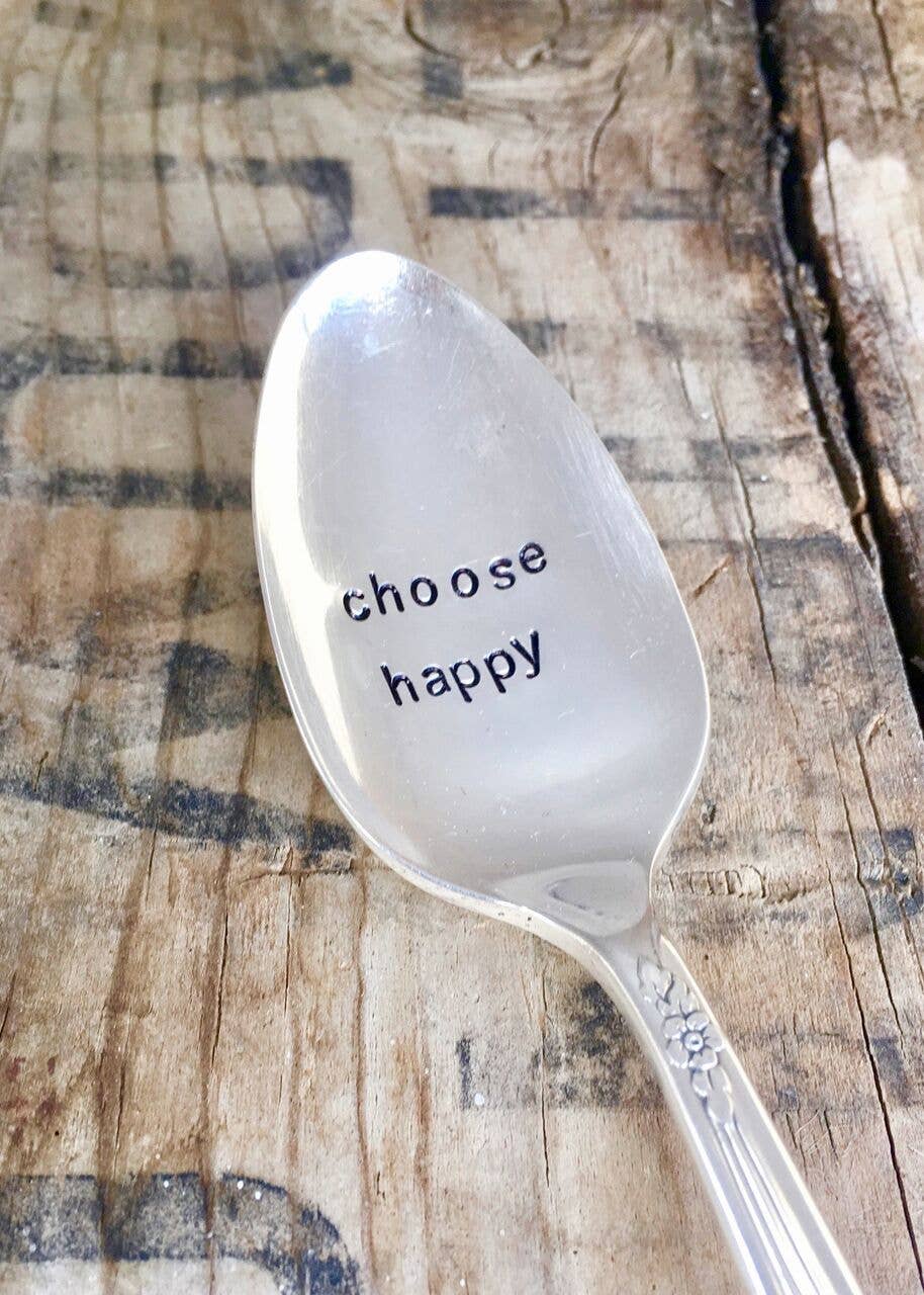 Choose Happy Teaspoon