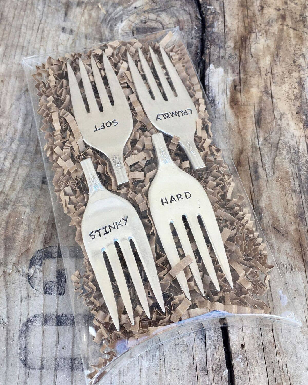 Cheese Marker #4 - Set of 4 Fork Tines
