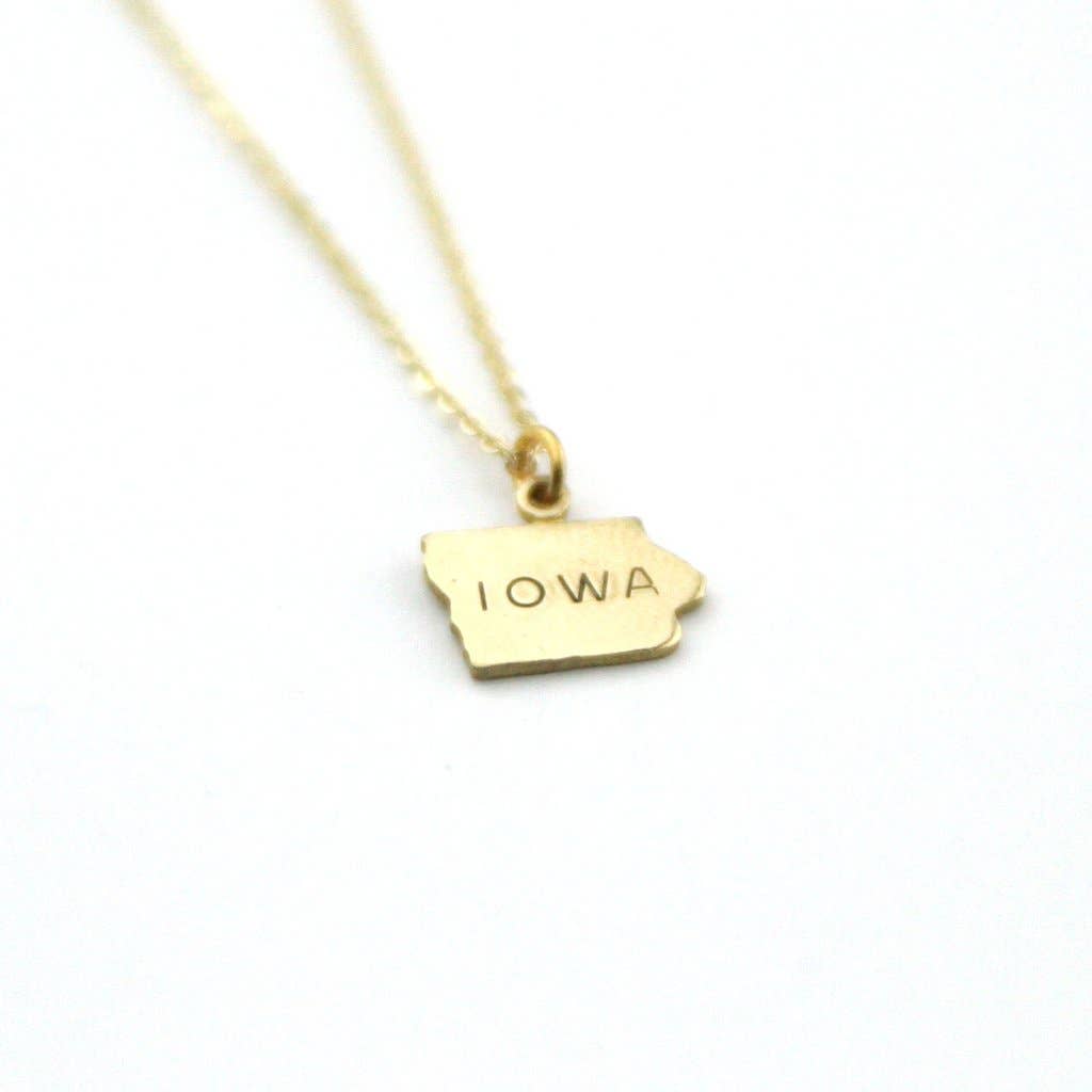 Iowa - State Name Necklace