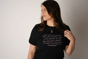 Be Kind to Your Mind Tee - Black