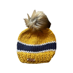 Yellow with Navy Stripe, Youth 4-10 Years