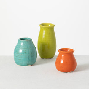 Glossy Vase Set of 3