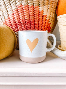 Clay Heart Mug