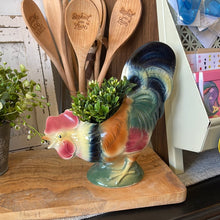 Load image into Gallery viewer, Vintage Rooster Planter