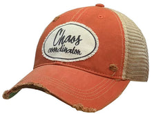 Load image into Gallery viewer, Chaos Coordinator Distressed Trucker Cap