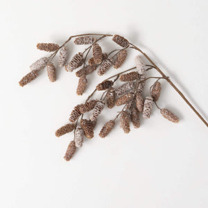 Frosted Pinecone Hanging Spray